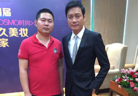 广州赢咖与明星合影