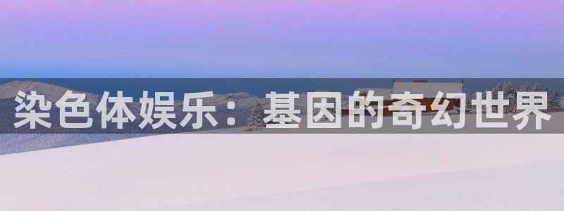 赢咖2登录地址：染色体娱乐：基因的奇幻世界