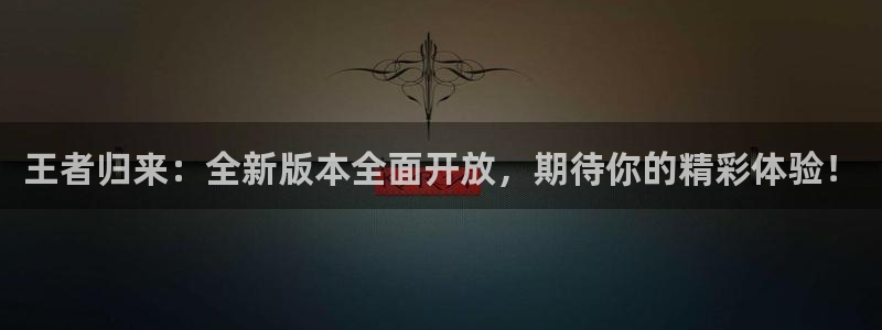 赢咖5：王者归来：全新版本全面开放，期待你的精彩体验！